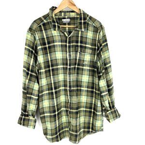Vintage 90s Rusty Flannel Shirt Size XL Mens Plaid Grunge Y2K Skate Streetwear